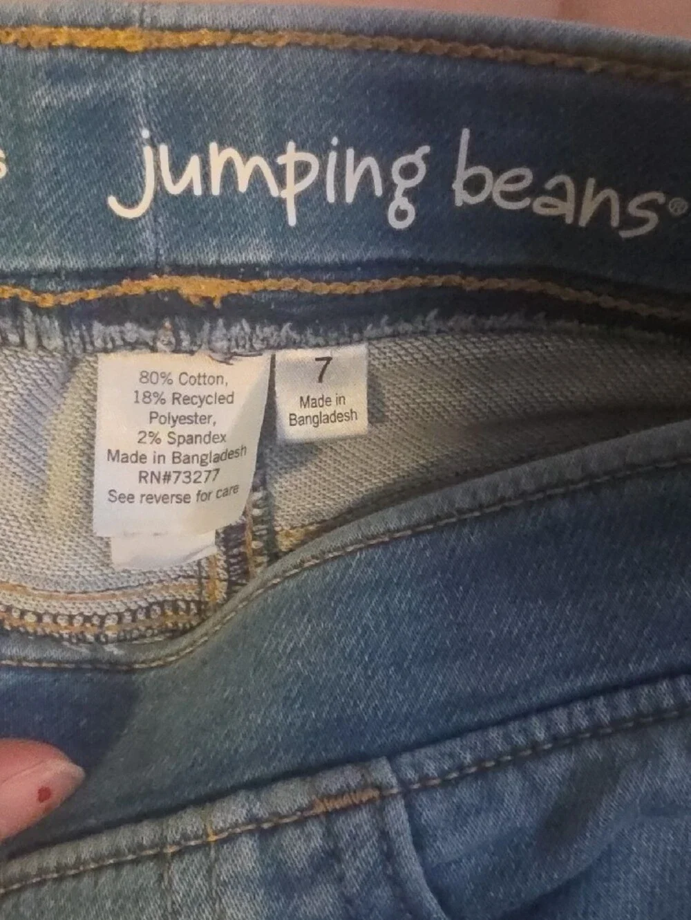 jumping beans Light Blue Stretch Jeggings - Elastic Waist